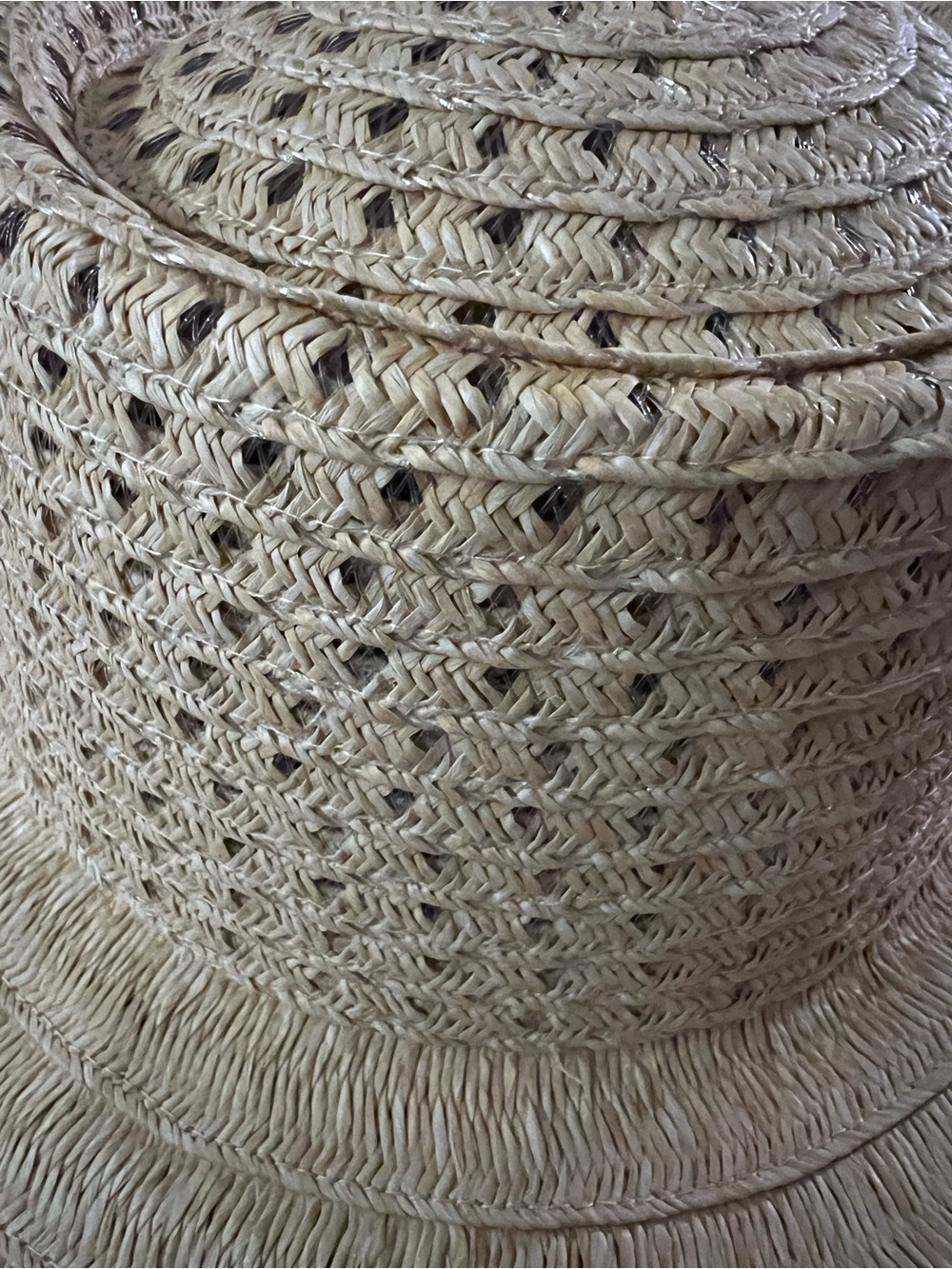 A New Day Wide Brim Straw Hat Adjustable NWT Beach Sun Hat Womens sz L/XL - Picture 4 of 7